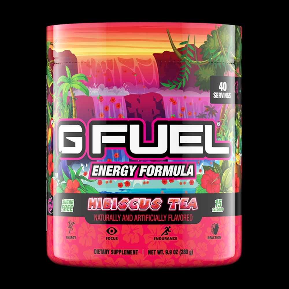 NWT Gfuel | HIBISCUS TEA TUB 40 servings G FUEL LTD Edition